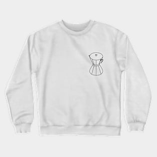 minimalist geometric coffee maker Crewneck Sweatshirt